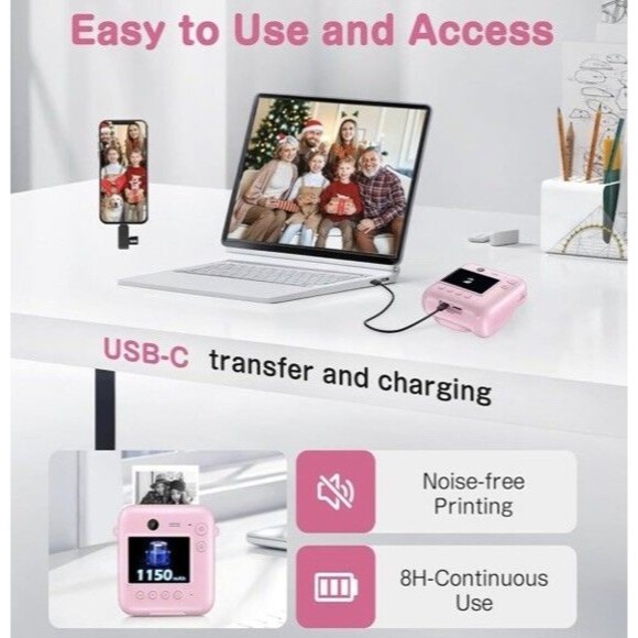 Fujifilm Instax Mini 11 Instant Camera for Kids Easy Use Cute Fun Instant Photos - Picture 2 of 5